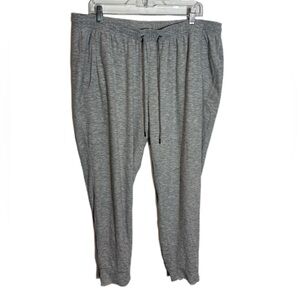 Old Navy Stretchy Heather Gray Joggers with Drawstring Waist - size XL